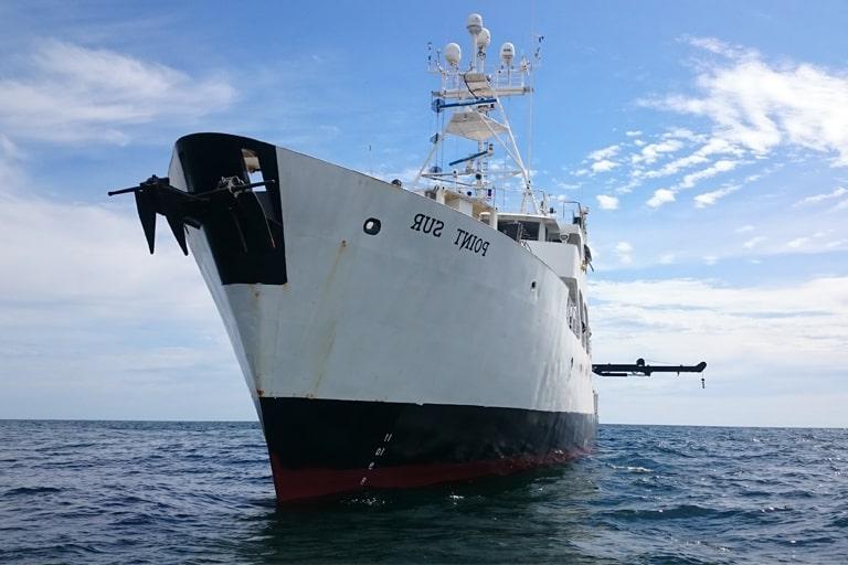 R/V Point Sur sailing in the ocean